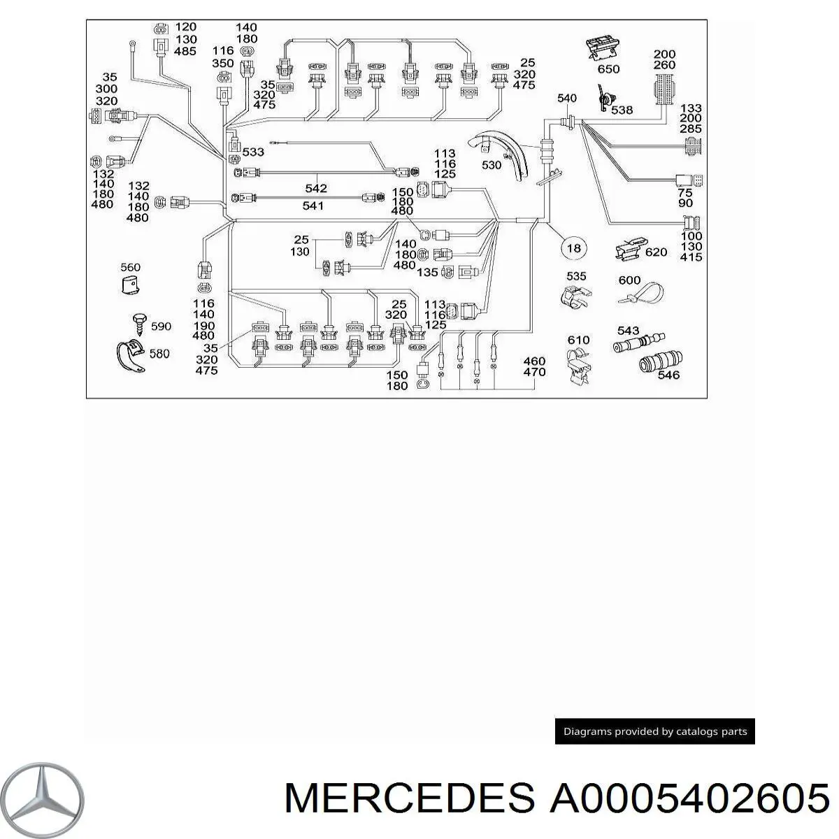  A0005402605 Mercedes