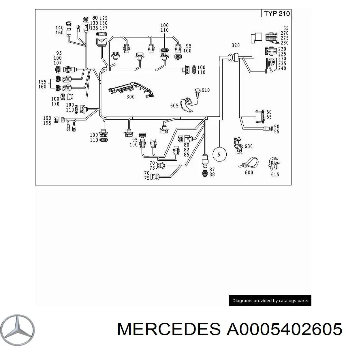 A0005402605 Mercedes 