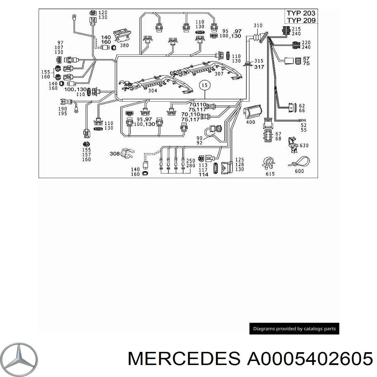 A0005402605 Mercedes 