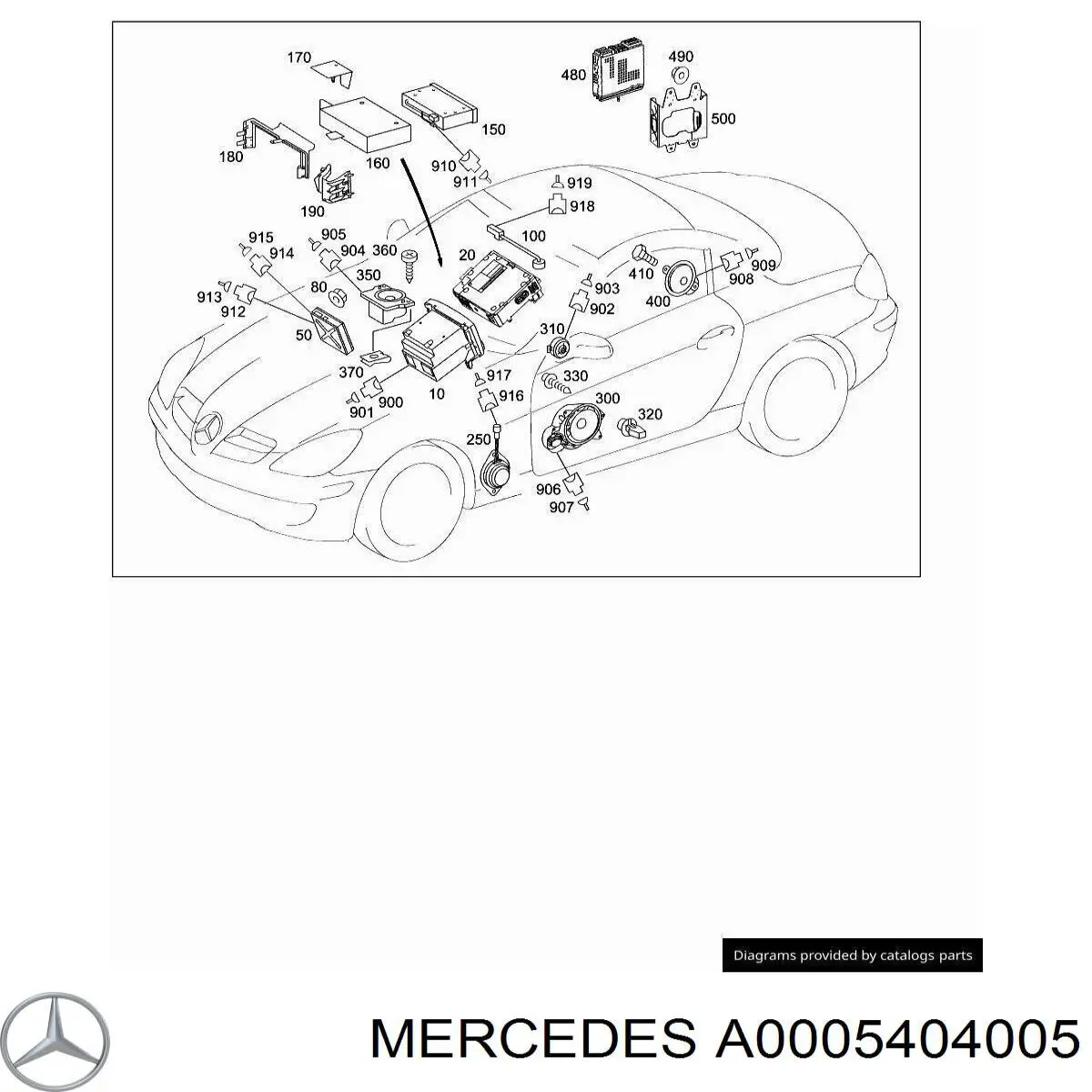  A0005404005 Mercedes