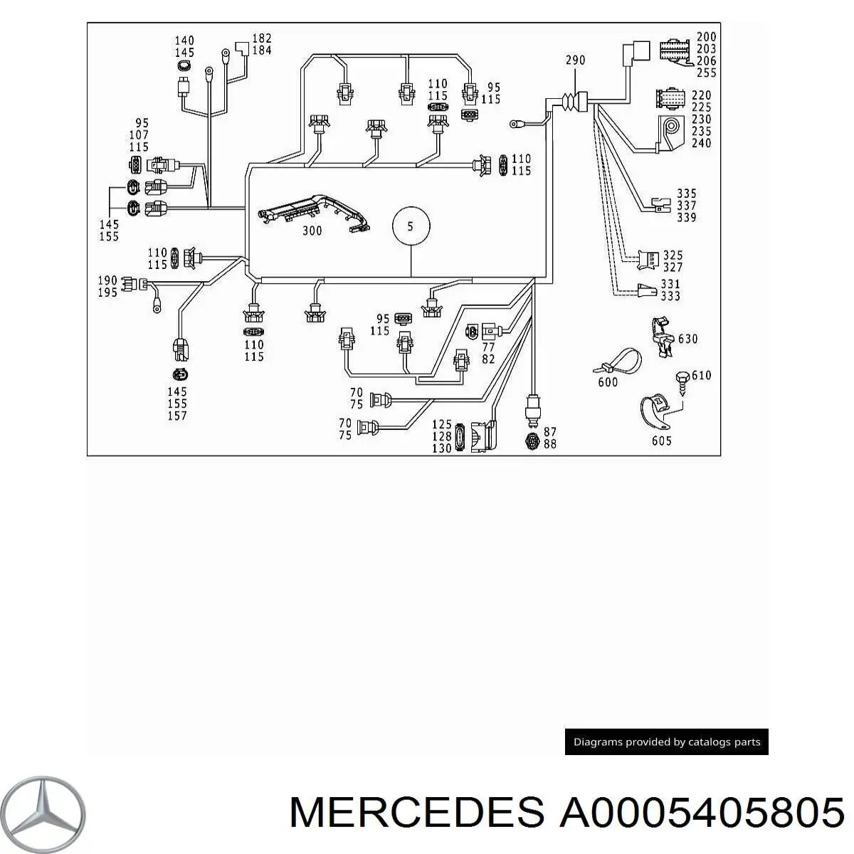 Купити A0005405805 Mercedes 