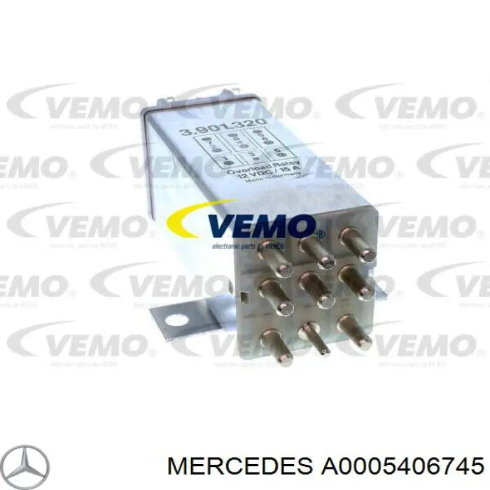 Купити A0005406745 Mercedes Реле високого струму