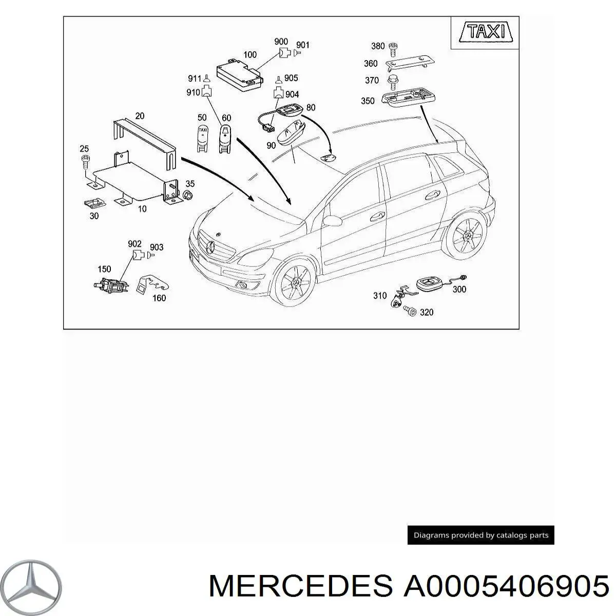 Джгут проводів моторного відсіку Mercedes A0005406905 ціна, від 2.23 USD