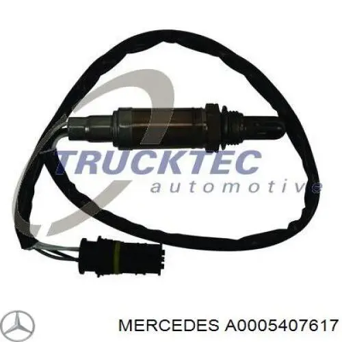 Лямбдазонд, датчик кисню до каталізатора, правий Mercedes A0005407617