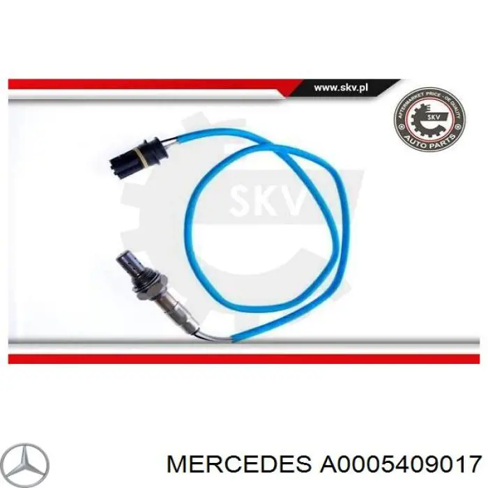 A0005409017 Mercedes лямбда-зонд, датчик кисню до каталізатора, лівий