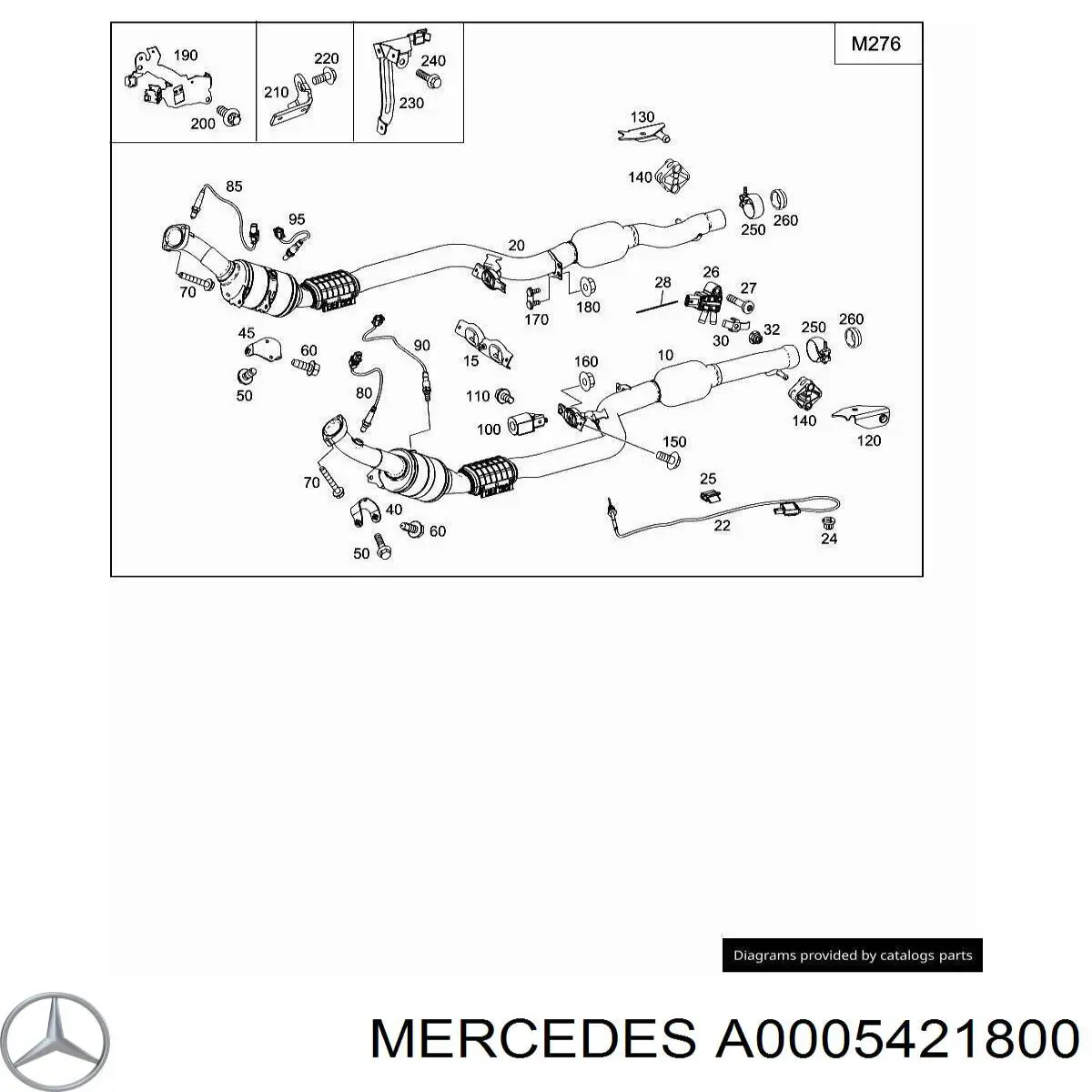  Mercedes A0005421800 ціна, від 62.06 USD