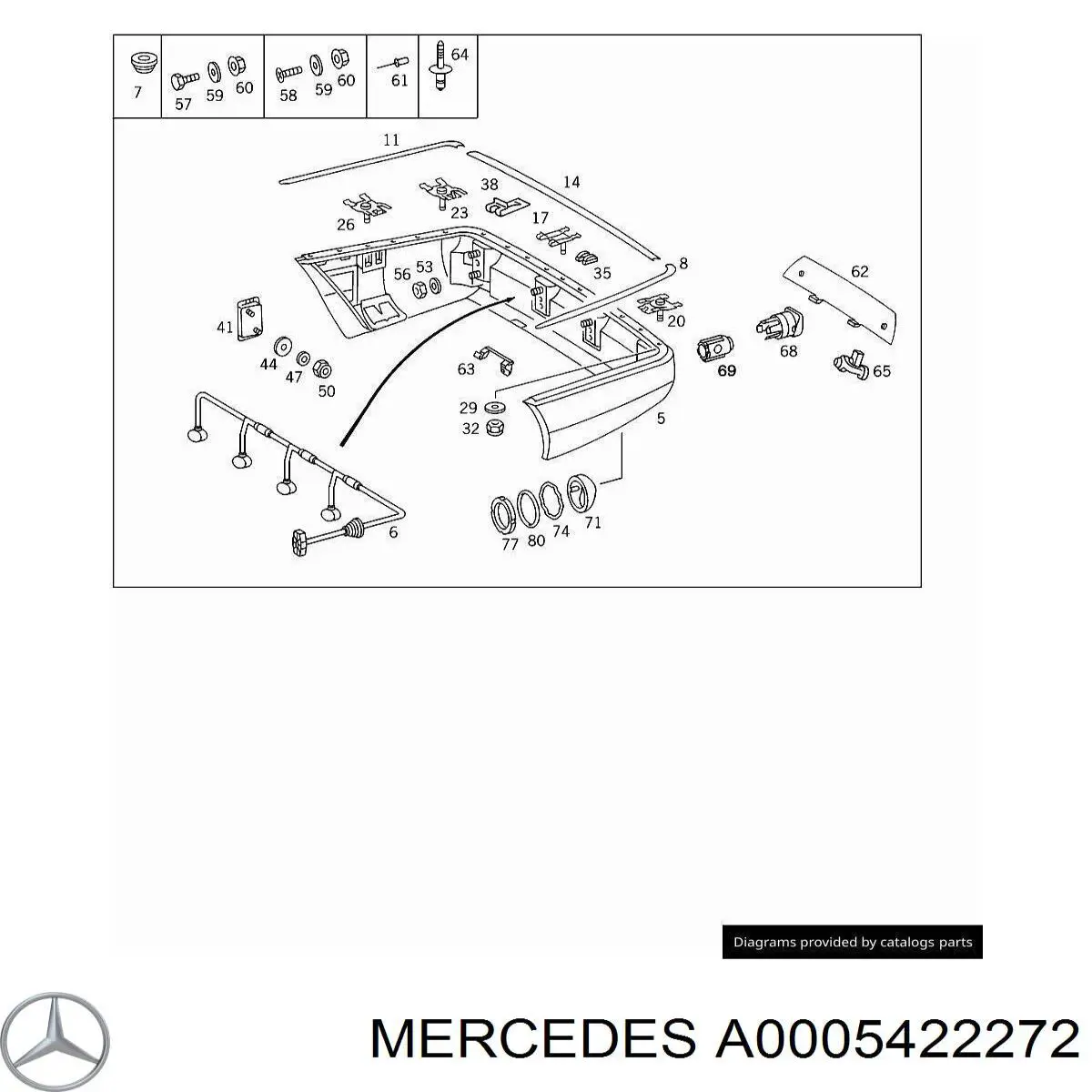  A0005422272 Mercedes