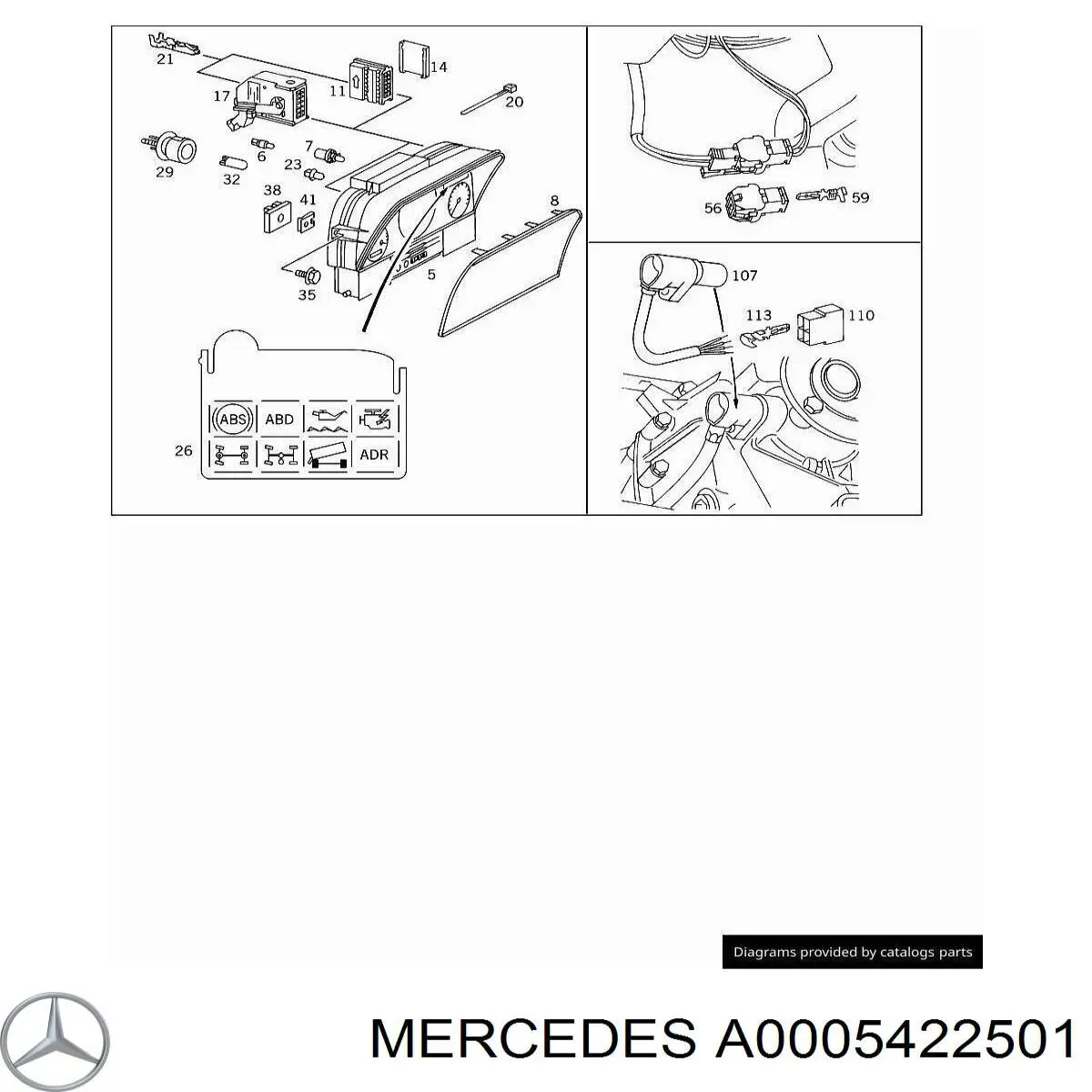 A0005422501 Mercedes