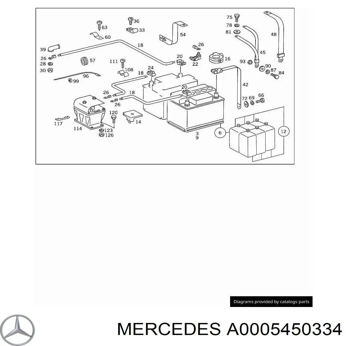 A0005450334 Mercedes 