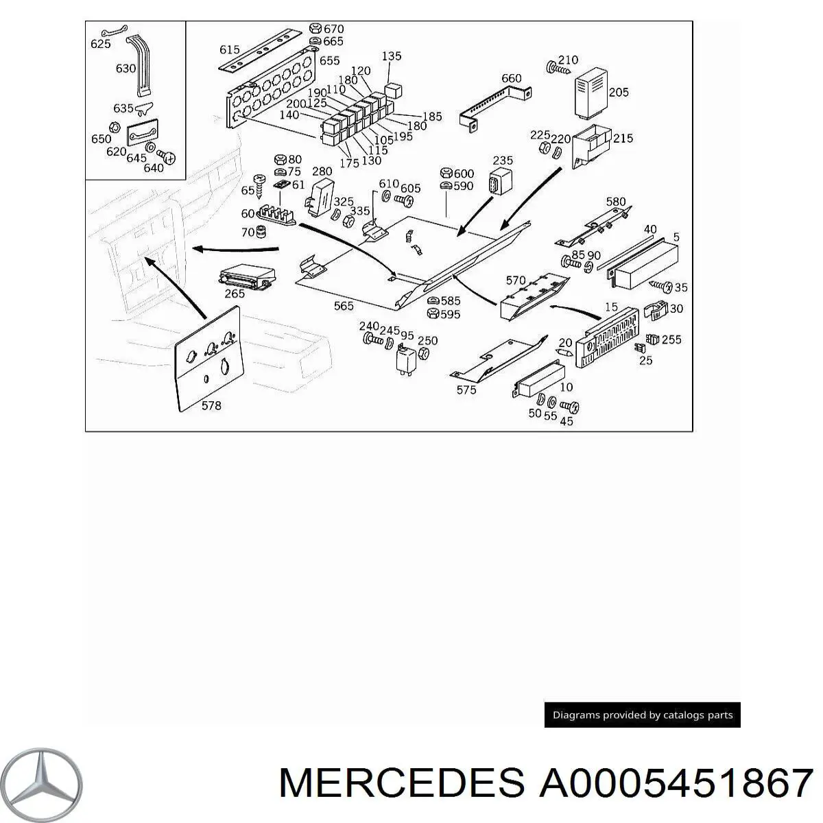 A0005451867 Mercedes реле втягує стартера