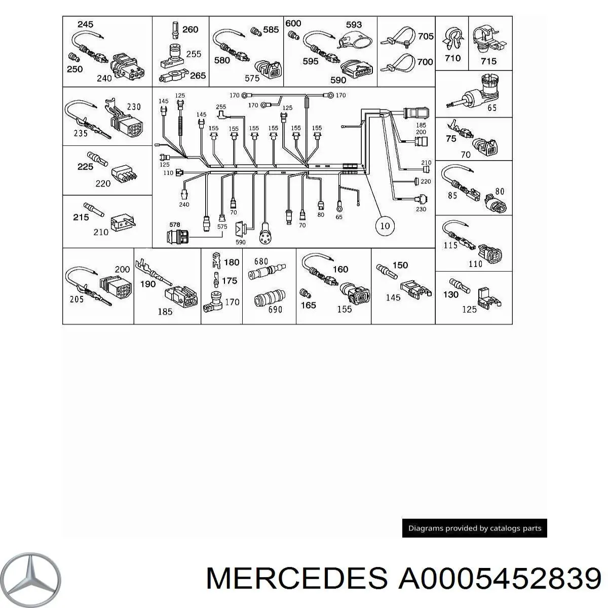  Mercedes A0005452839 ціна, від 0.83 USD