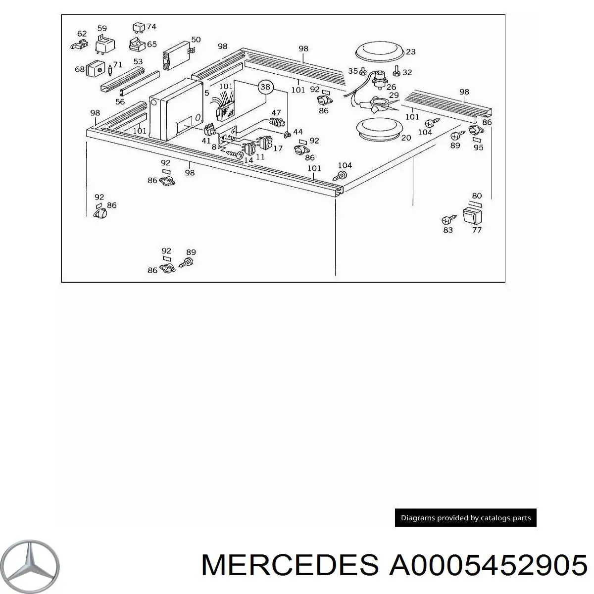  A0005452905 Mercedes