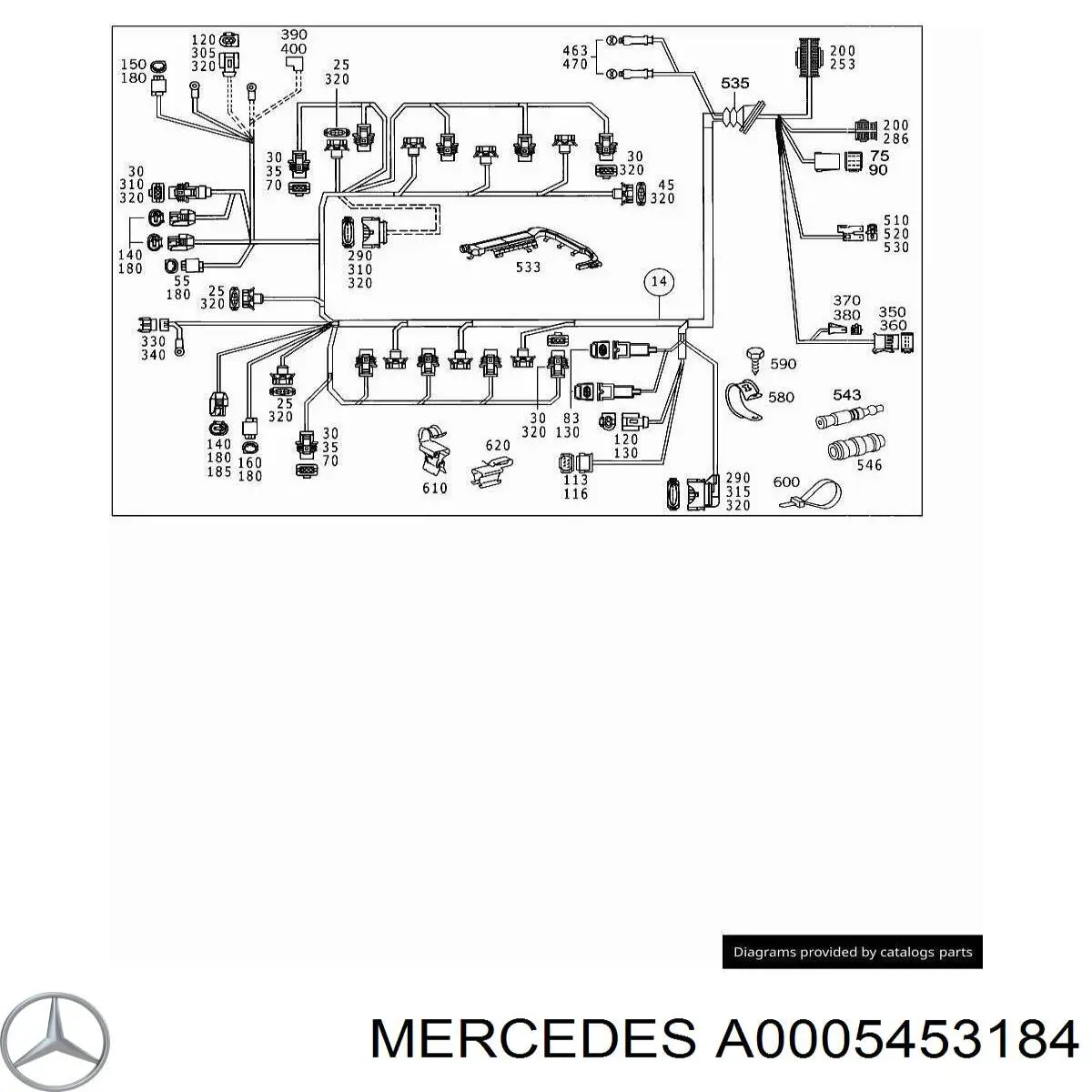  Mercedes A0005453184