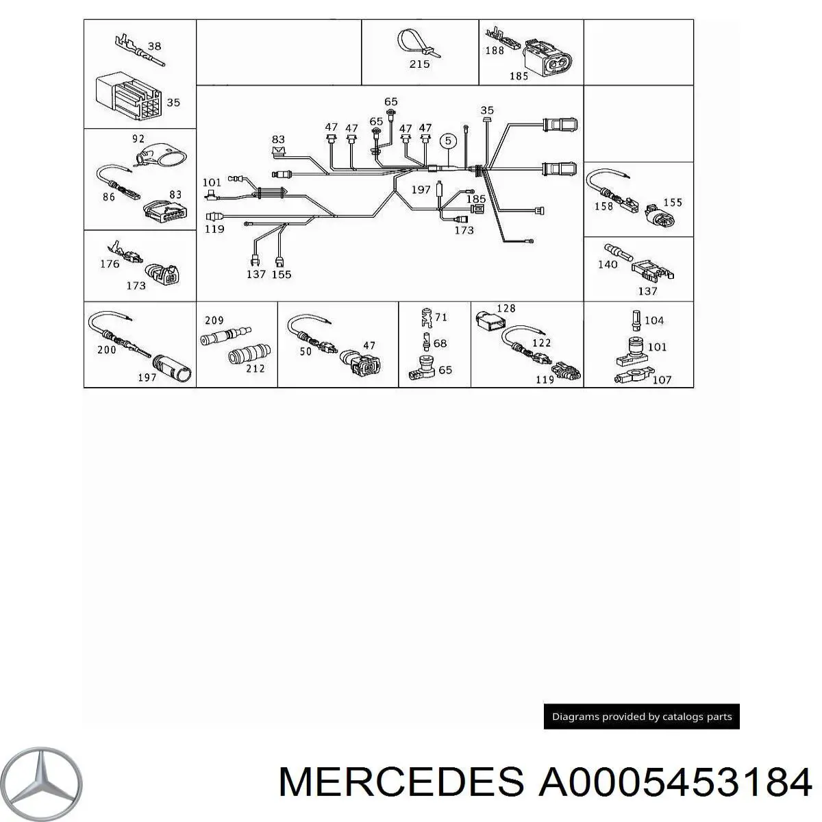 A0005453184 Mercedes 