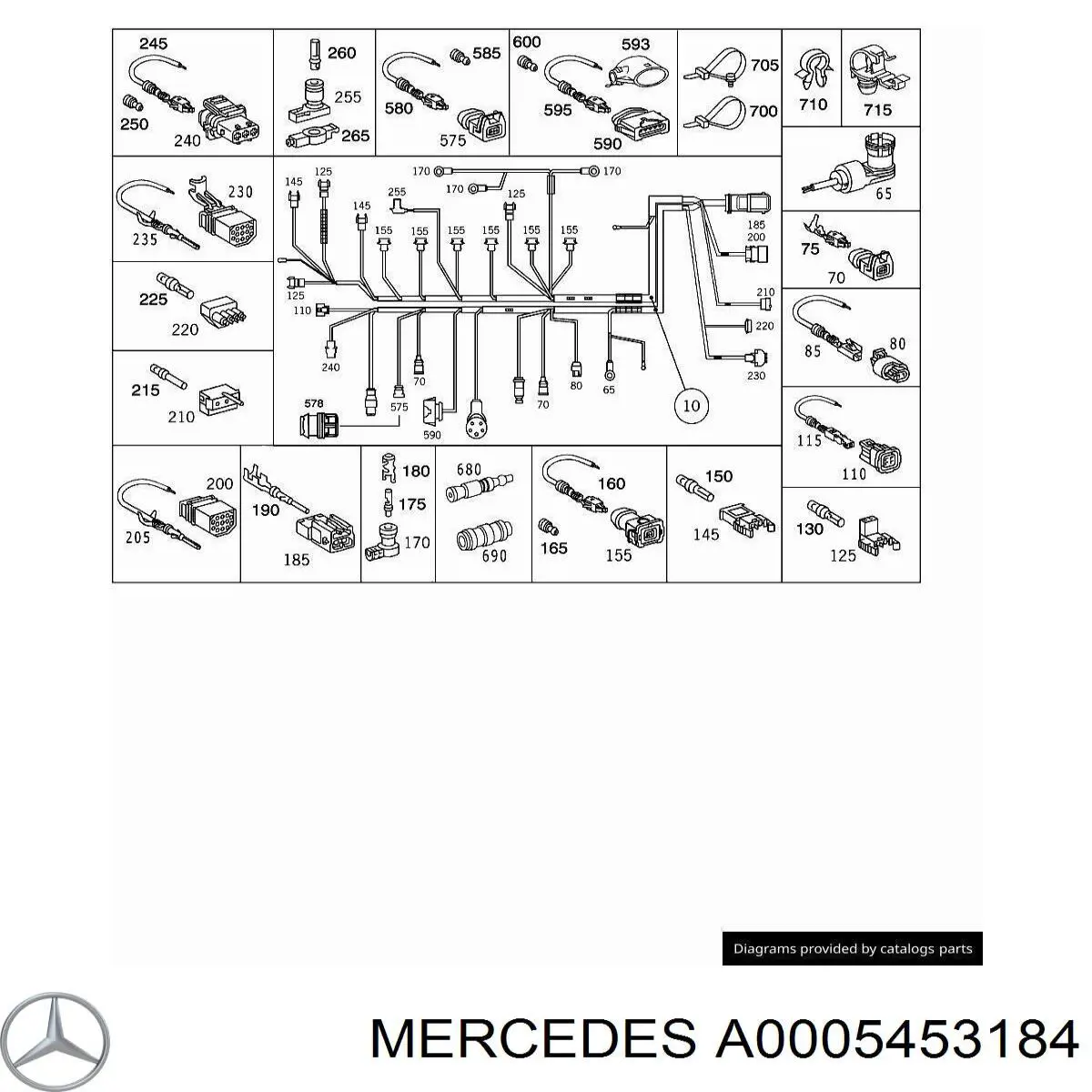 A0005453184 Mercedes 