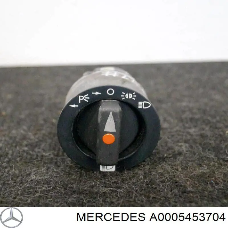 Купити A0005453704 Mercedes Перемикач світла фар, на "торпеді"