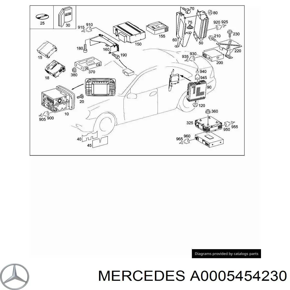  Mercedes A0005454230 ціна, від 3.15 USD