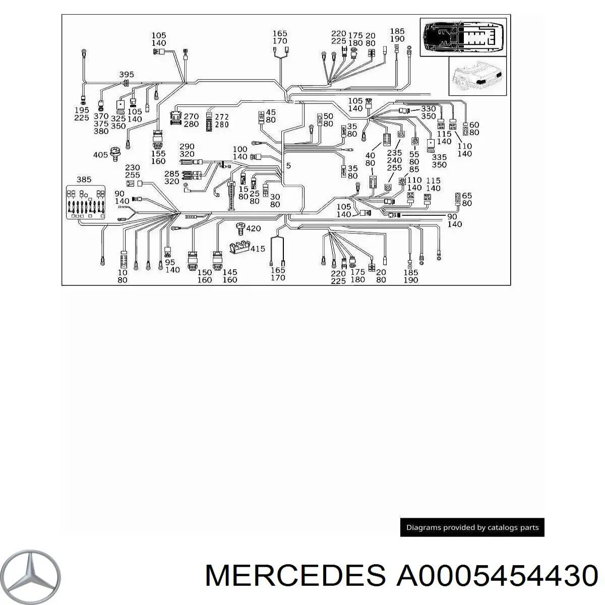 Купити A0005454430 Mercedes Прилади управління