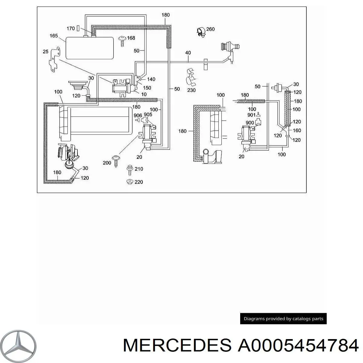 A0005454784 Mercedes 
