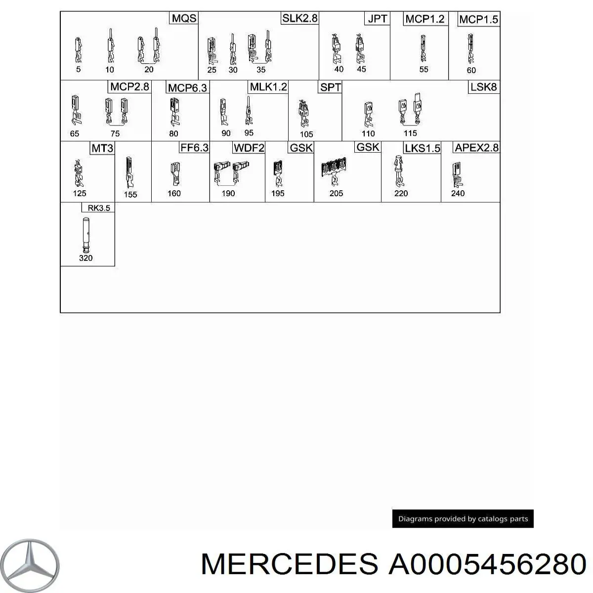 A0005456280 Mercedes 