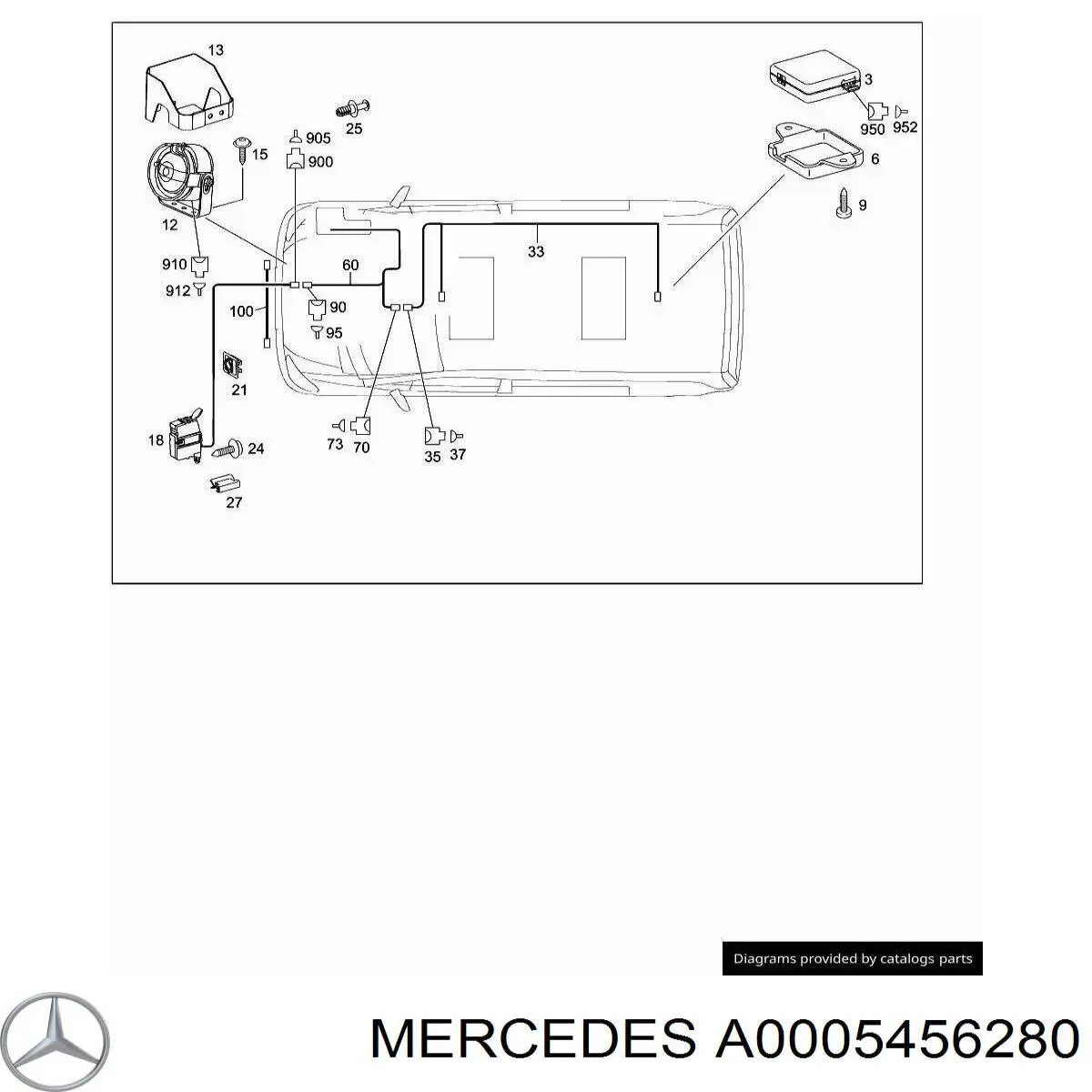  Mercedes A0005456280 ціна, від 0.78 USD