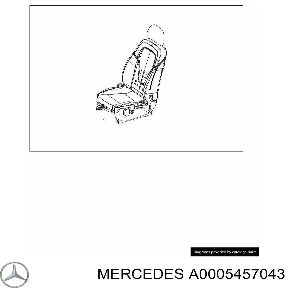 A0005457043 Mercedes 