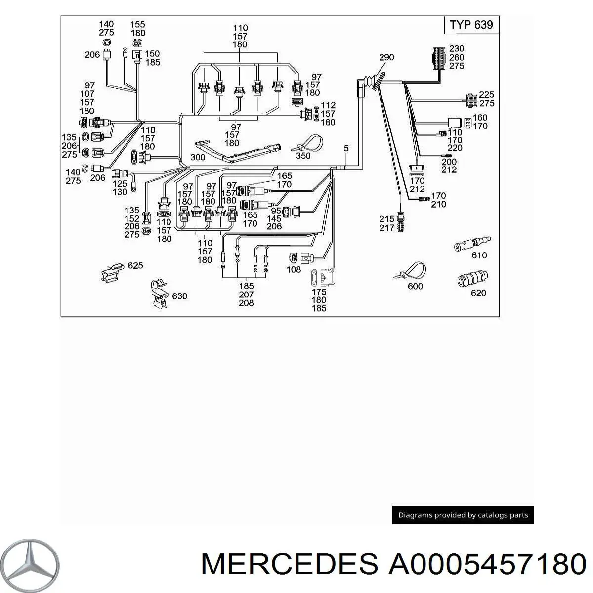 Купити A0005457180 Mercedes 