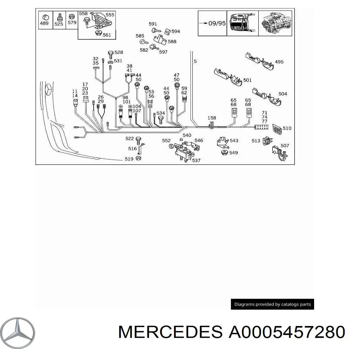A0005457280 Mercedes 