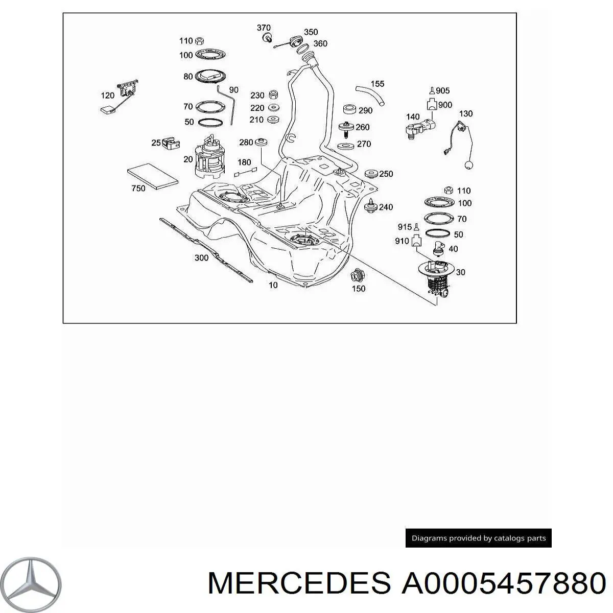 A0005457880 Mercedes 