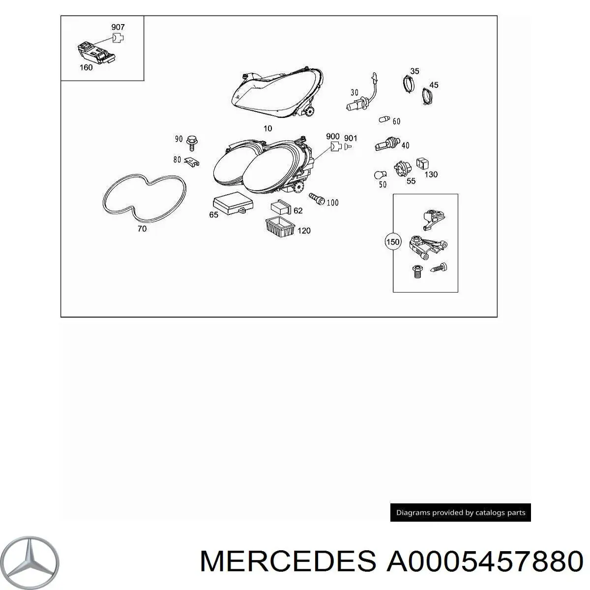Купити A0005457880 Mercedes 