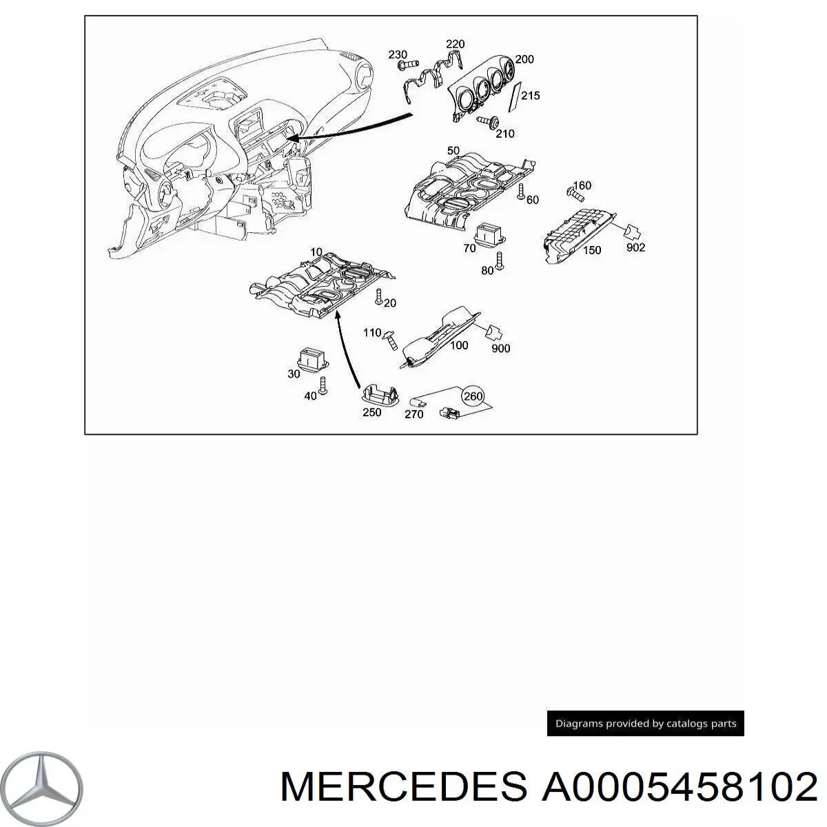 A0005458102 Mercedes 