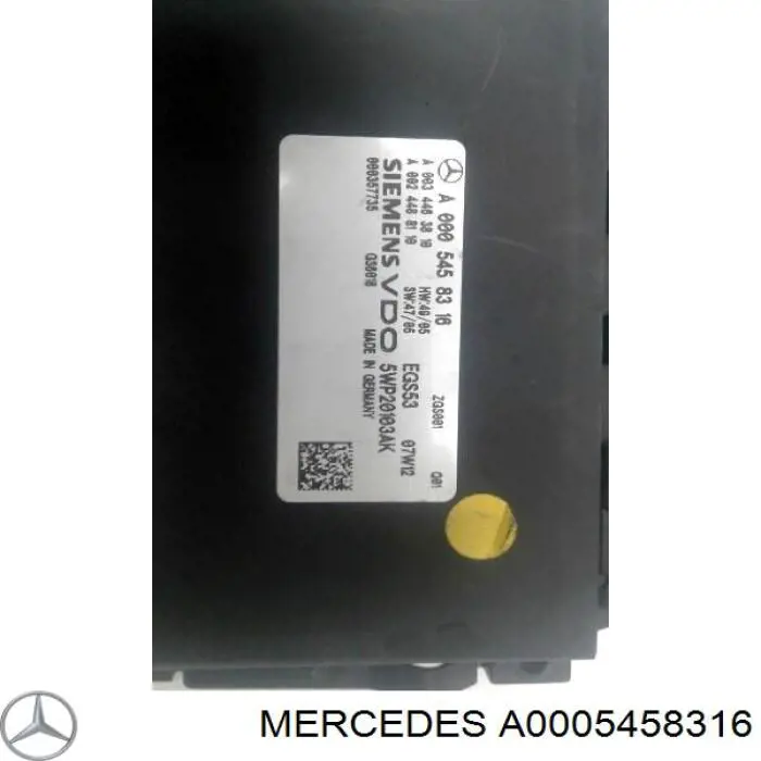 Модуль (ЕБУ) АКПП електронний A0005458316 Mercedes