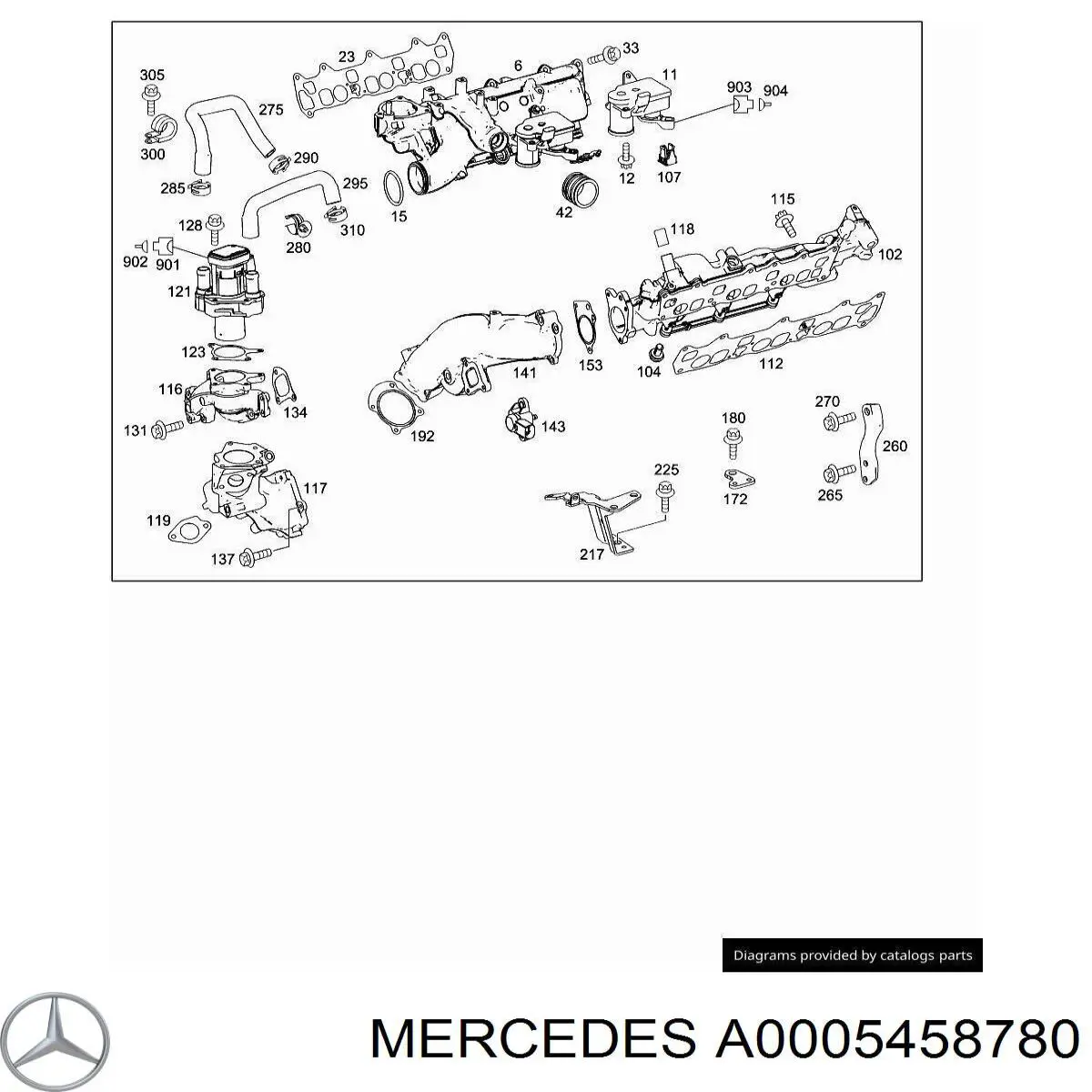 Купити A0005458780 Mercedes 