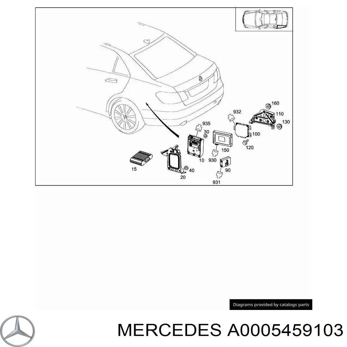 A0005459103 Mercedes 