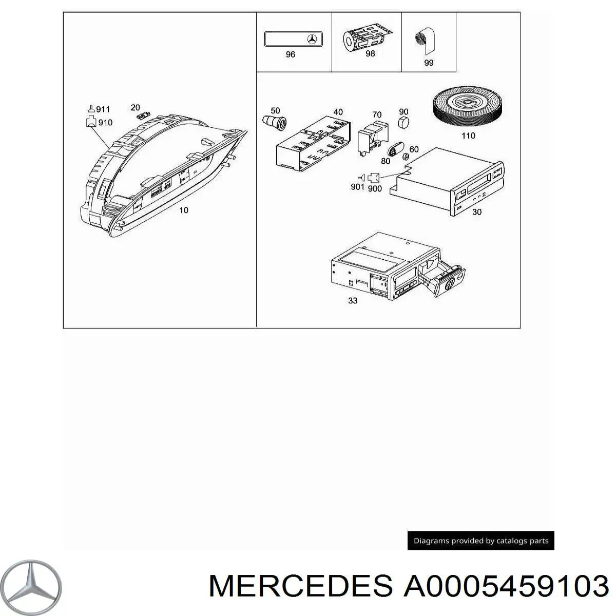  Mercedes A0005459103 ціна, від 3.80 USD