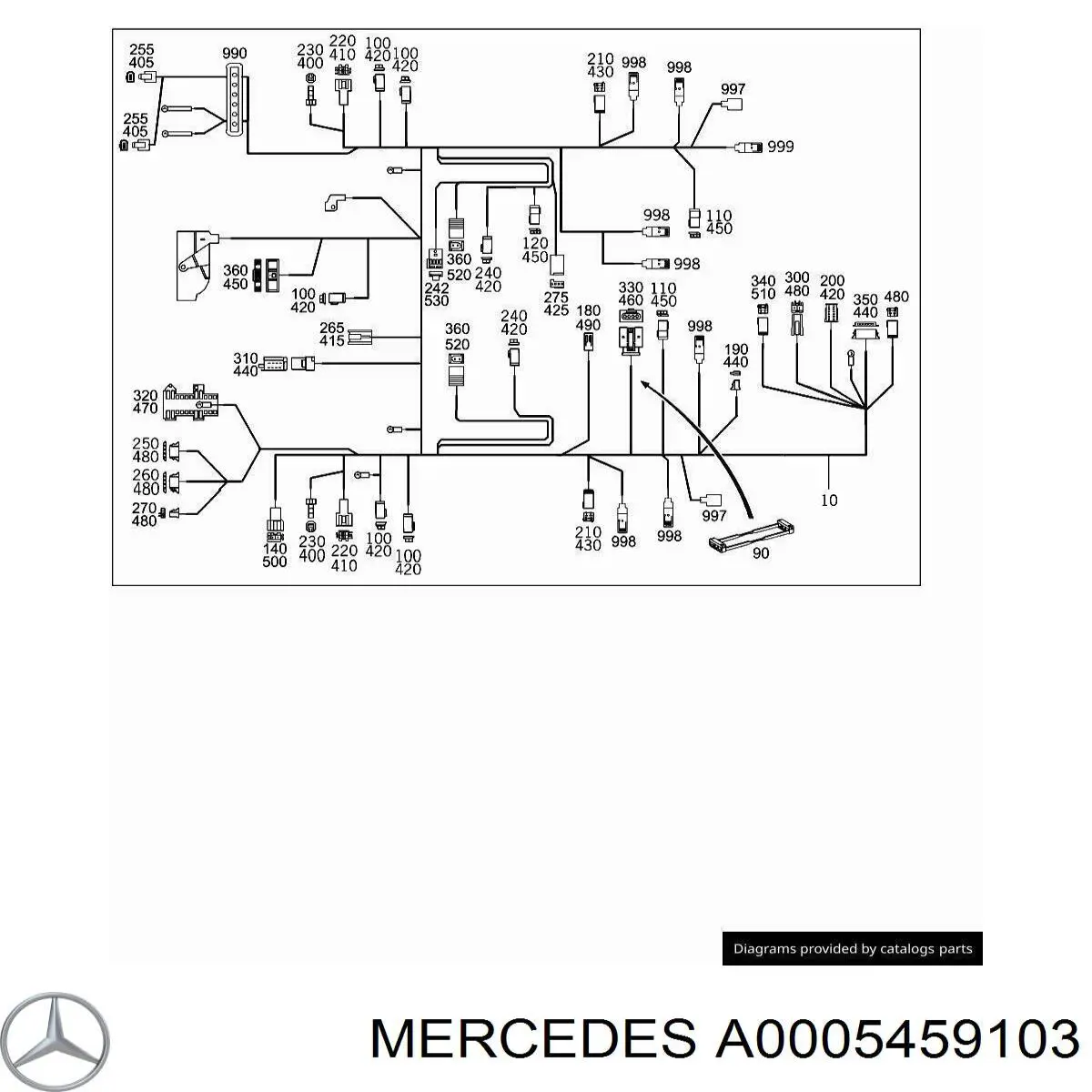 Купити A0005459103 Mercedes 