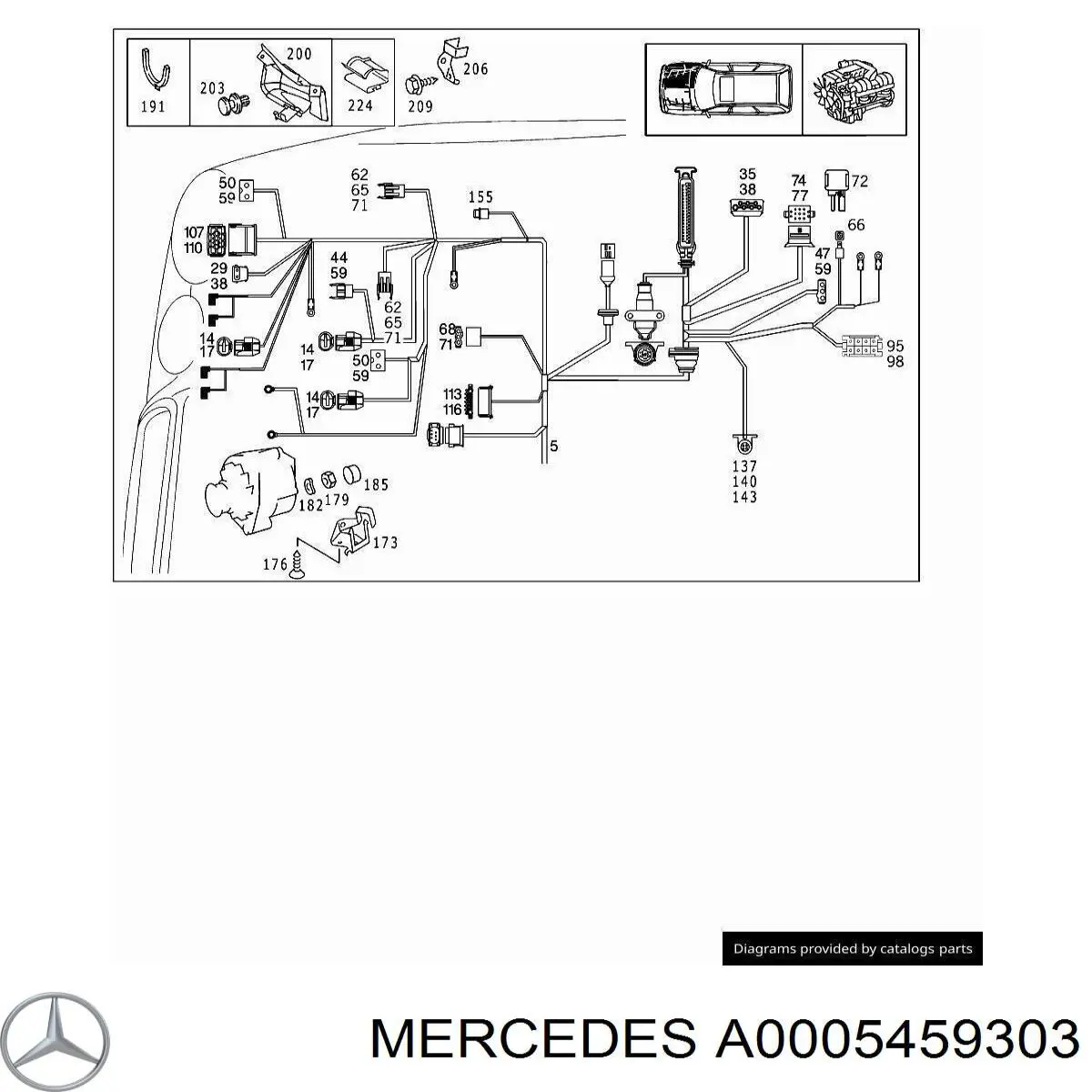  0005459303 Mercedes