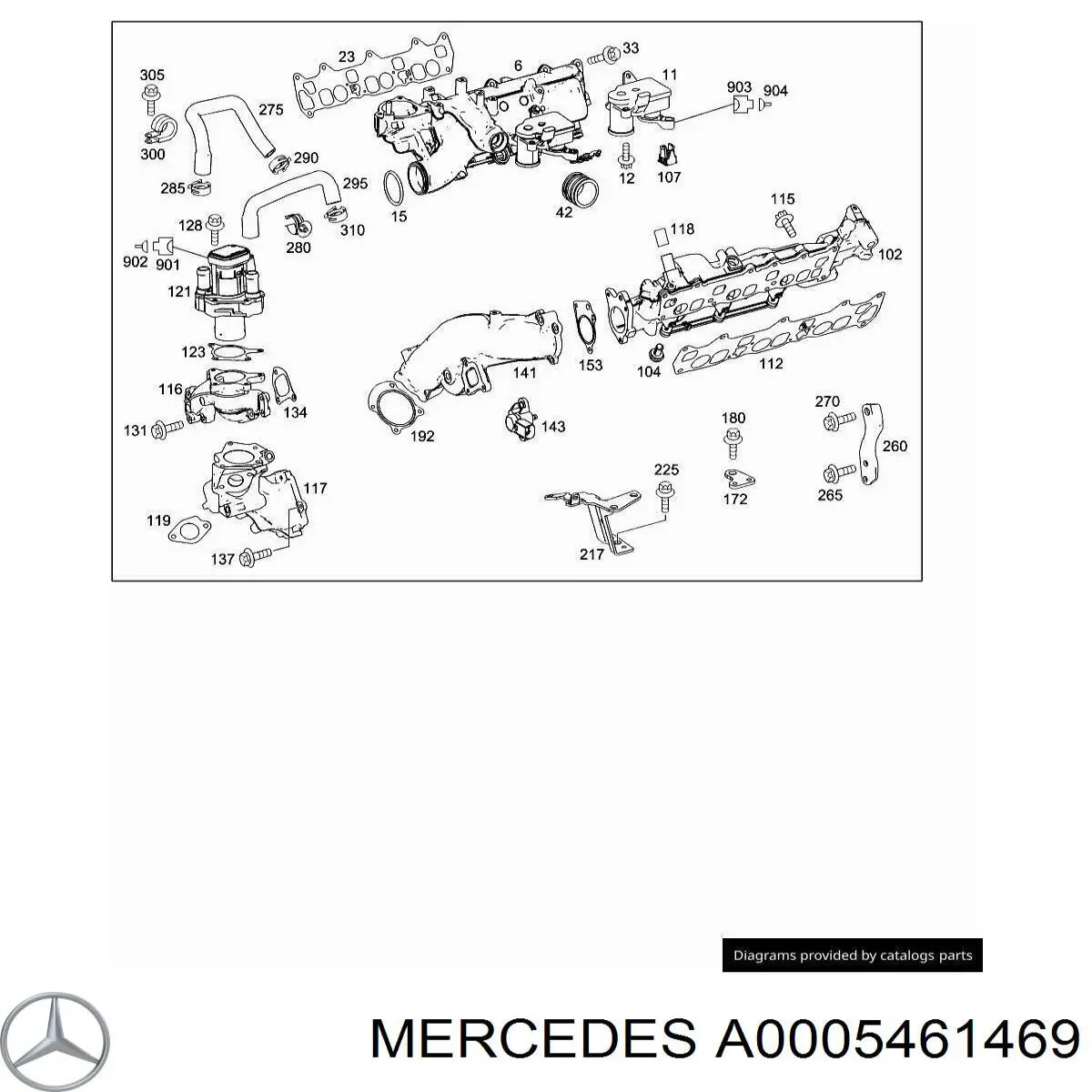  Mercedes A0005461469 ціна, від 1.24 USD