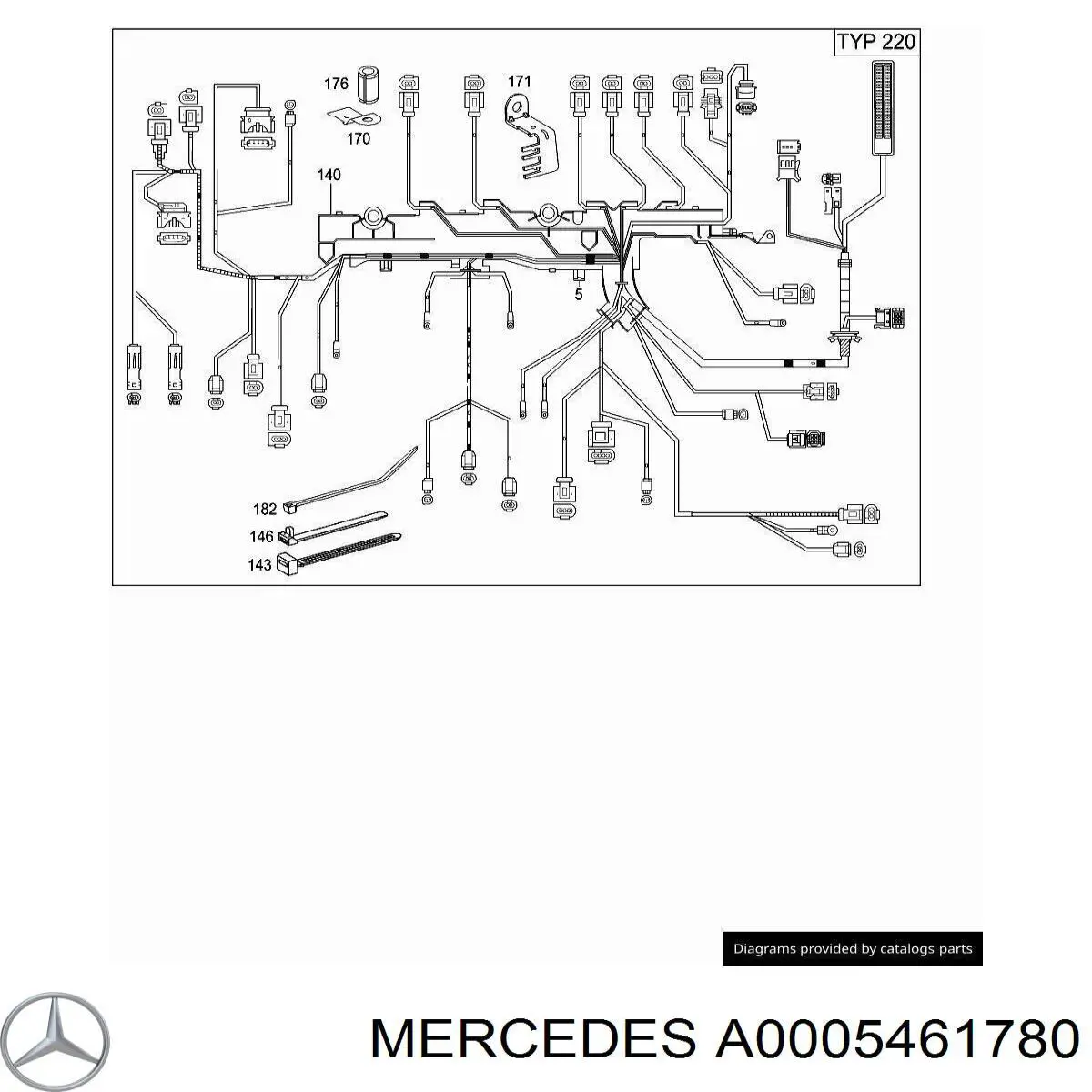A0005461780 Mercedes 