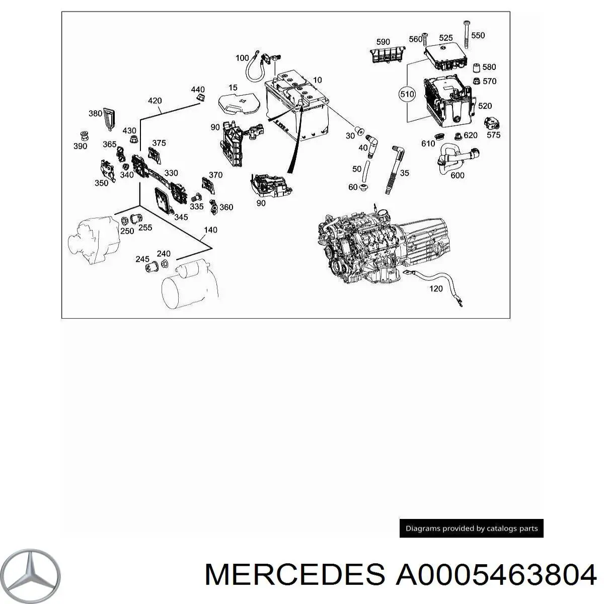 A0005463804 Mercedes 
