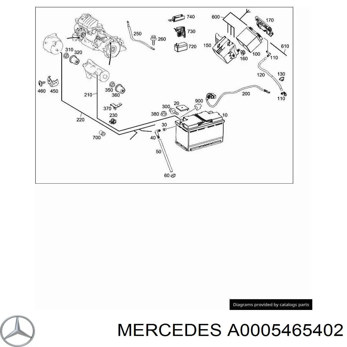 A0005465402 Mercedes 