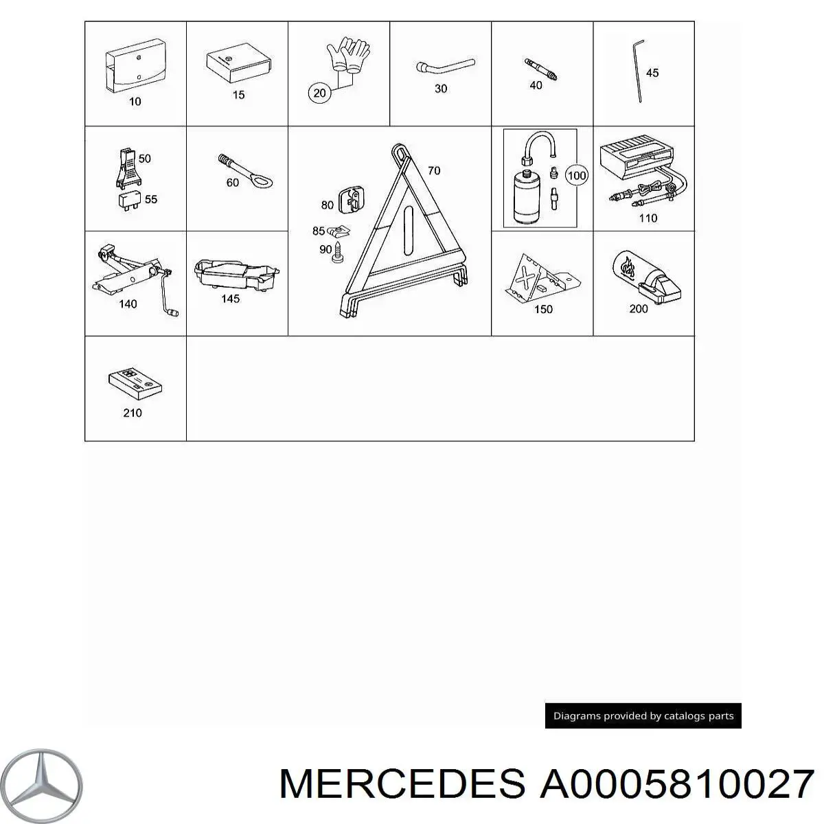  A0005810027 Mercedes