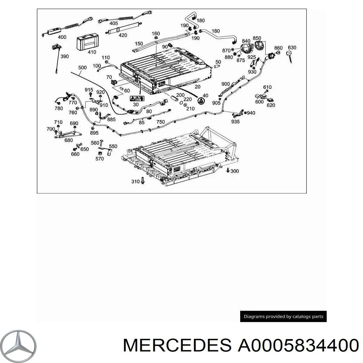A0005834400 Mercedes 