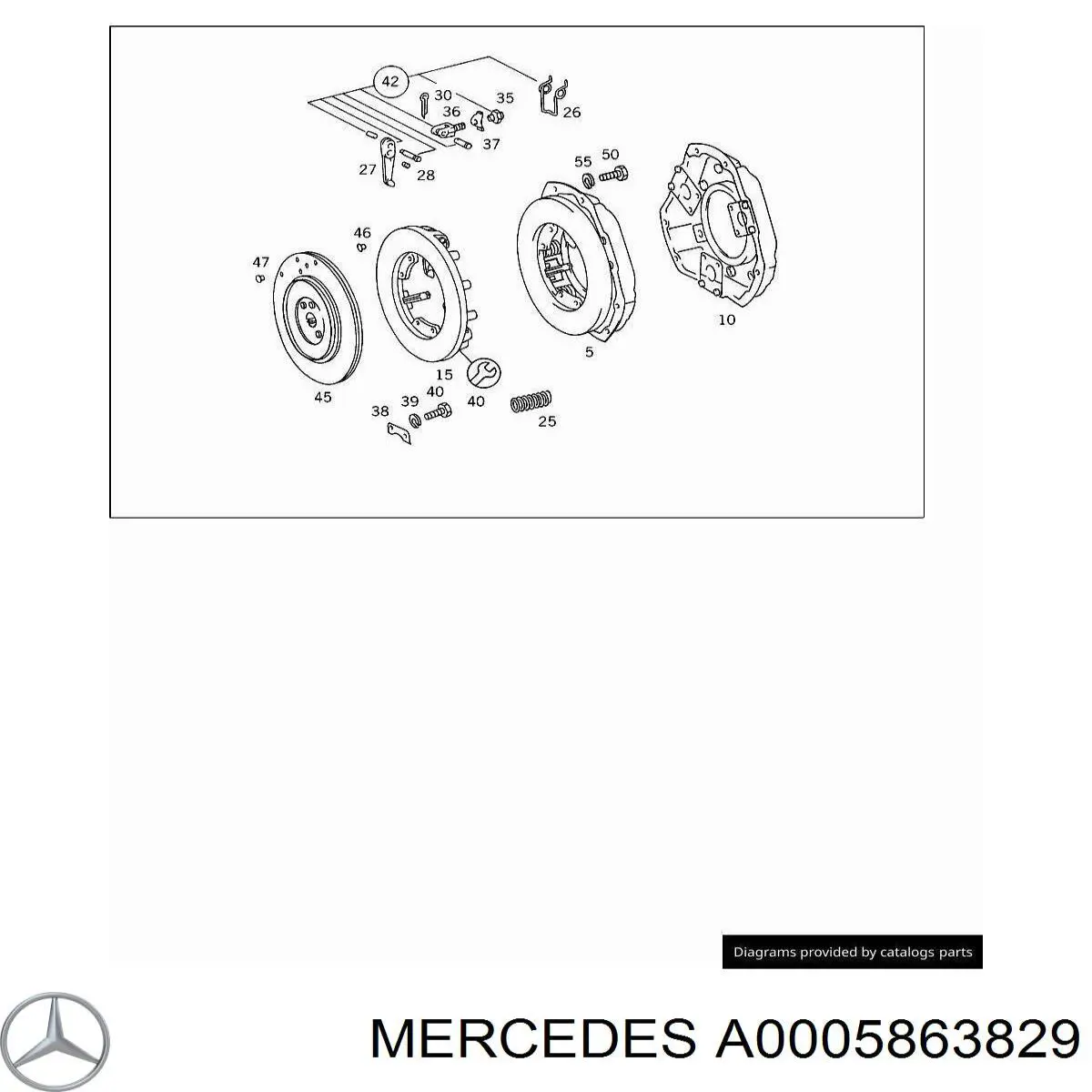 Ремкомплект робочого циліндру зчеплення Mercedes A0005863829 ціна, від 3.52 USD