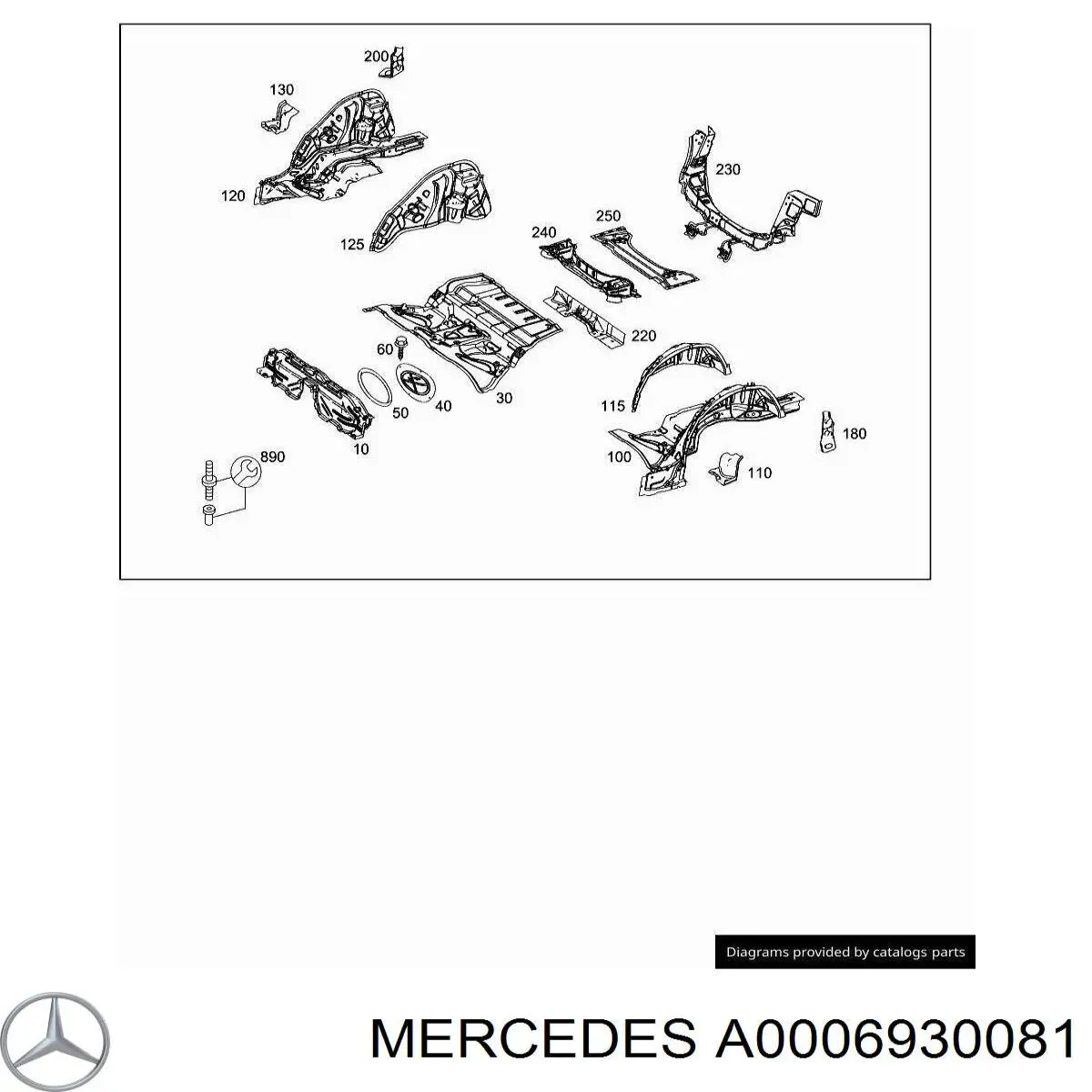  Mercedes A0006930081 ціна, від 8.87 USD