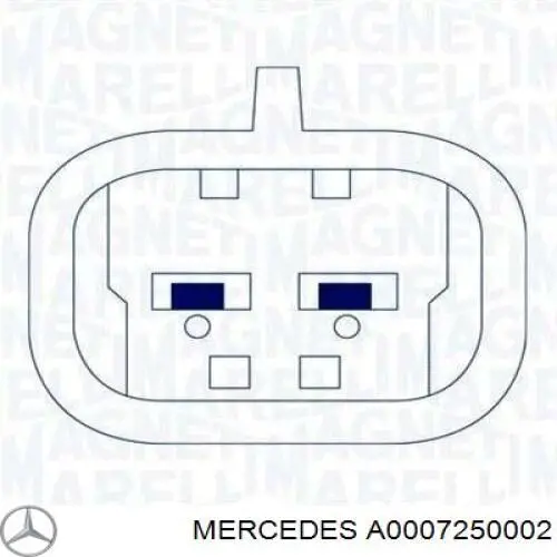 Купити A0007250002 Mercedes Механізм стеклопідйомника водійських дверей
