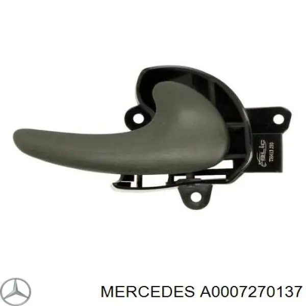 Ручка передньої двері внутрішня права Mercedes A0007270137 ціна, від 7.76 USD