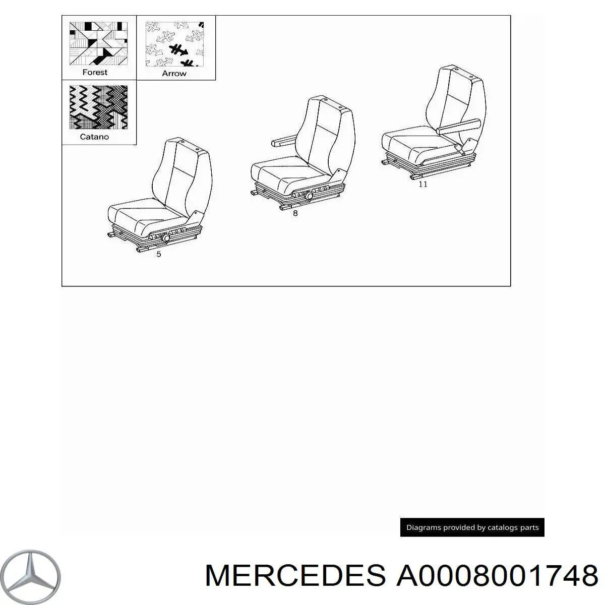  0008001748 Mercedes