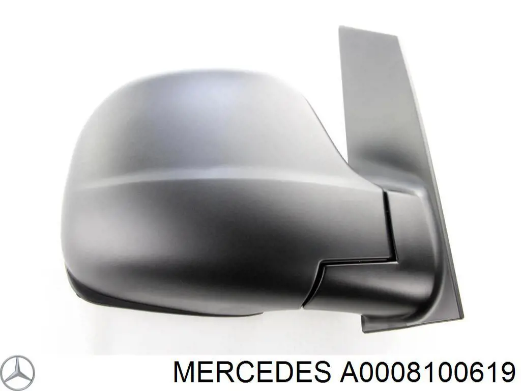 A0008100619 Mercedes дзеркальний елемент дзеркала заднього виду, правого