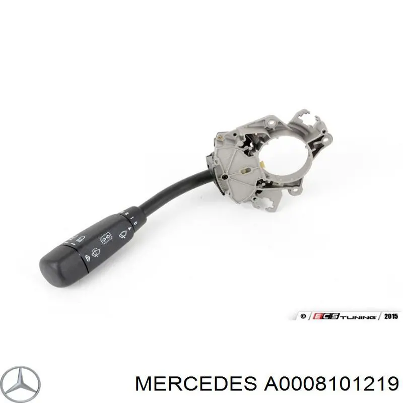 Дзеркальний елемент дзеркала заднього виду, правого A0008101219 Mercedes